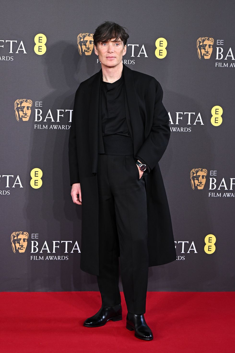 london, england february 18 cillian murphy attends the 2024 ee bafta film awards at the royal festival hall on february 18, 2024 in london, england photo by stephane cardinale corbiscorbis via getty images