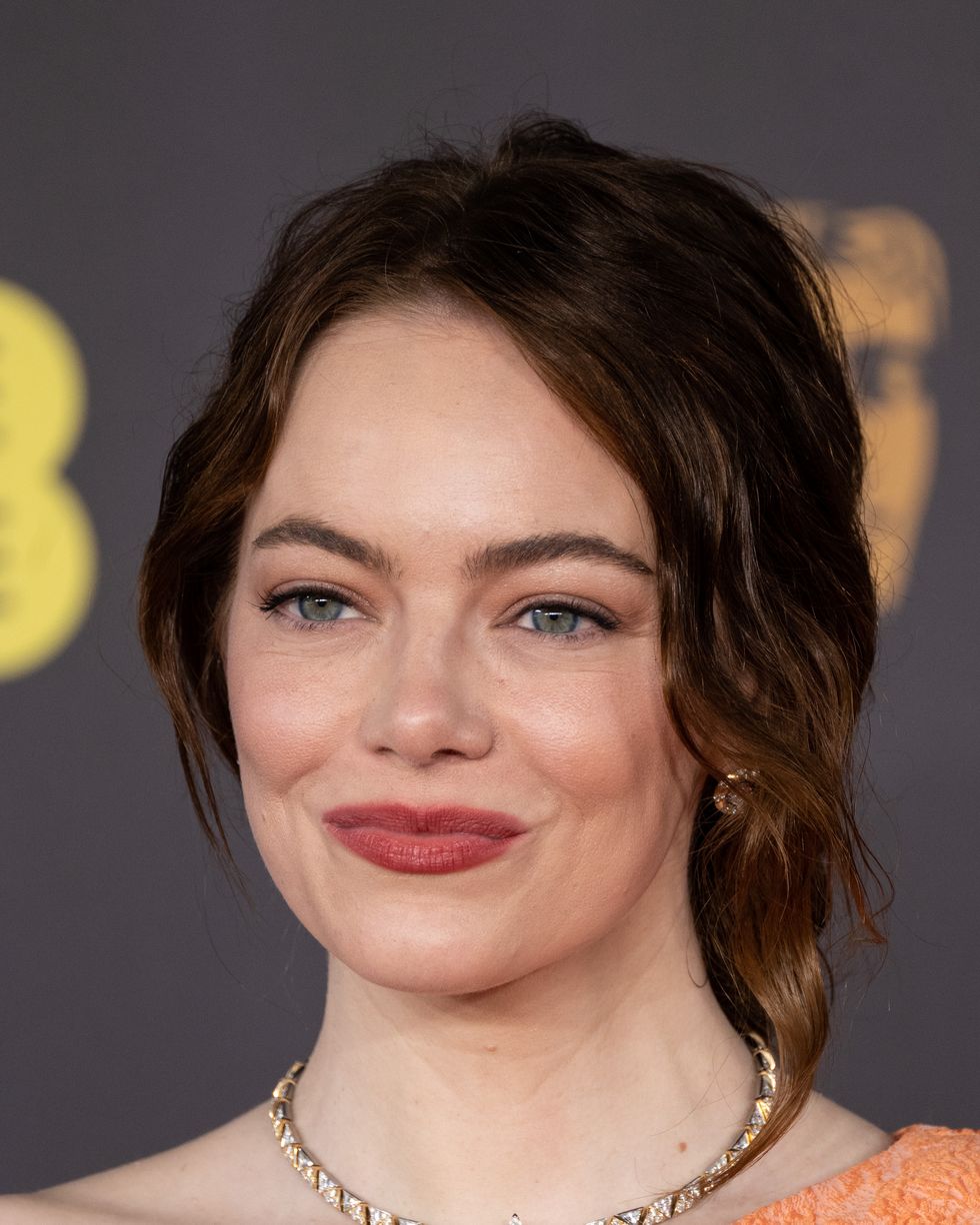 london, england february 18 emma stone attends the 2024 ee bafta film awards at the royal festival hall on february 18, 2024 in london, england photo by jeff spicergetty images