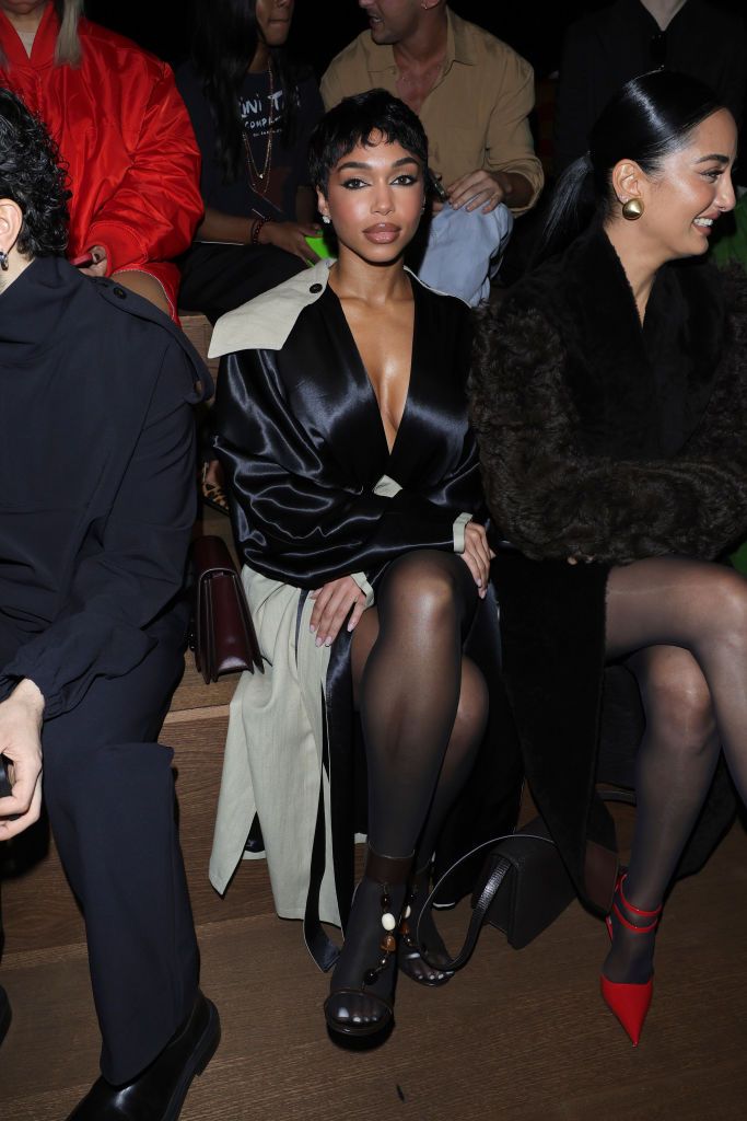 milan, italy february 24 lori harvey attends the ferragamo fall winter 2024 fashion show during the milan fashion week womenswear fallwinter 2024 2025 on february 24, 2024 in milan, italy photo by jacopo m raulegetty images for ferragamo