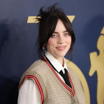 los angeles, california february 24 billie eilish attends the 30th annual screen actors guild awards at shrine auditorium and expo hall on february 24, 2024 in los angeles, california photo by monica schipperfilmmagic