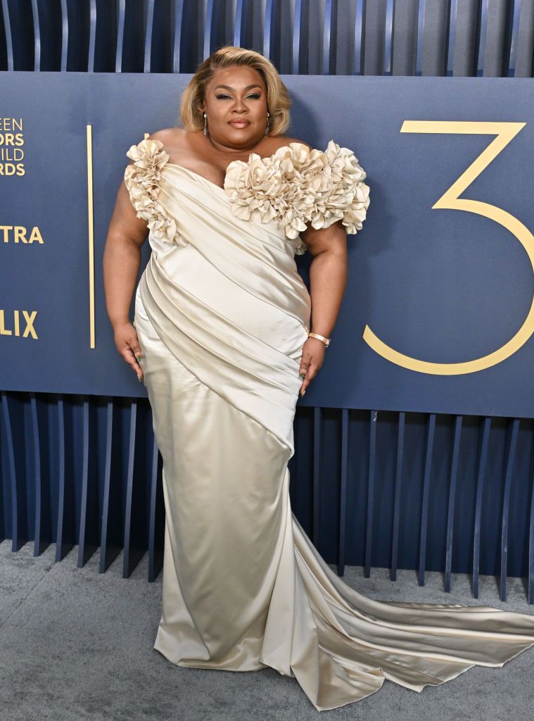 los angeles, california february 24 davine joy randolph attends the 30th annual screen actors guild awards at shrine auditorium and expo hall on february 24, 2024 in los angeles, california photo by axellebauer griffinfilmmagic