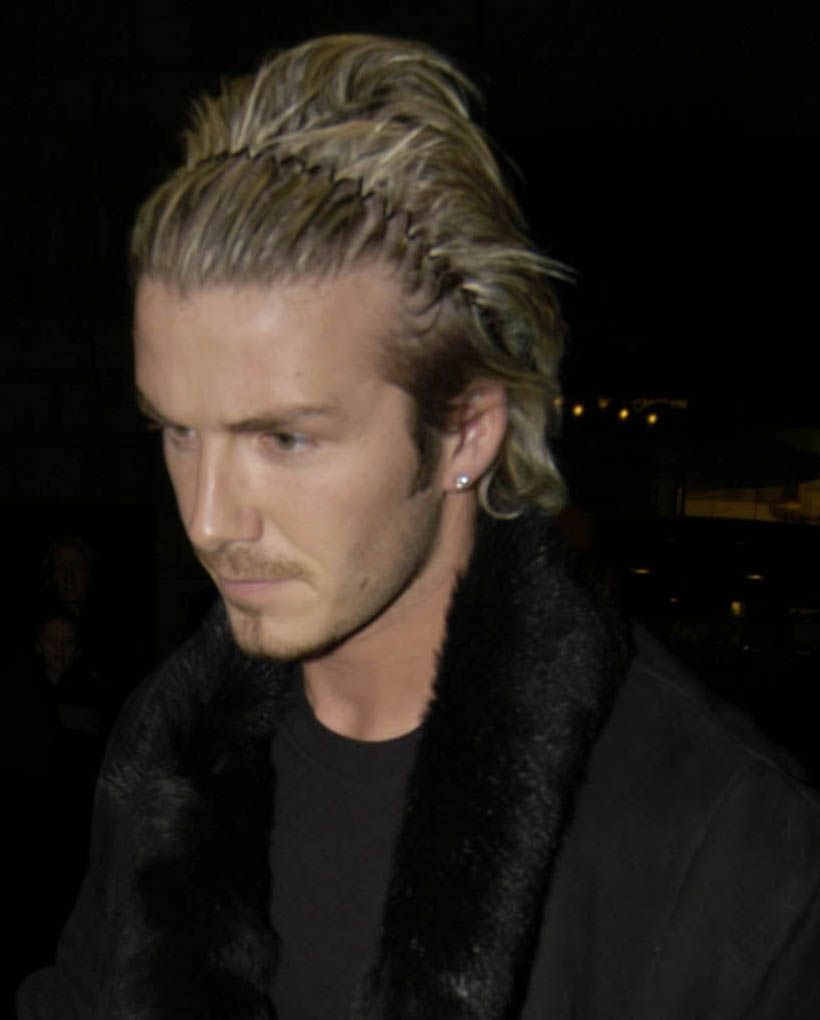 london october 28 manchester united and england soccer star david beckham attending performance of chitty chitty bang bang on october 28, 2002, at the london palladium, london, england photo by david westinggetty images