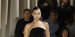 paris, france february 29 editorial use only for non editorial use please seek approval from fashion house a model walks the runway during the schiaparelli womenswear fallwinter 2024 2025 show as part of paris fashion week on february 29, 2024 in paris, france photo by estropgetty images