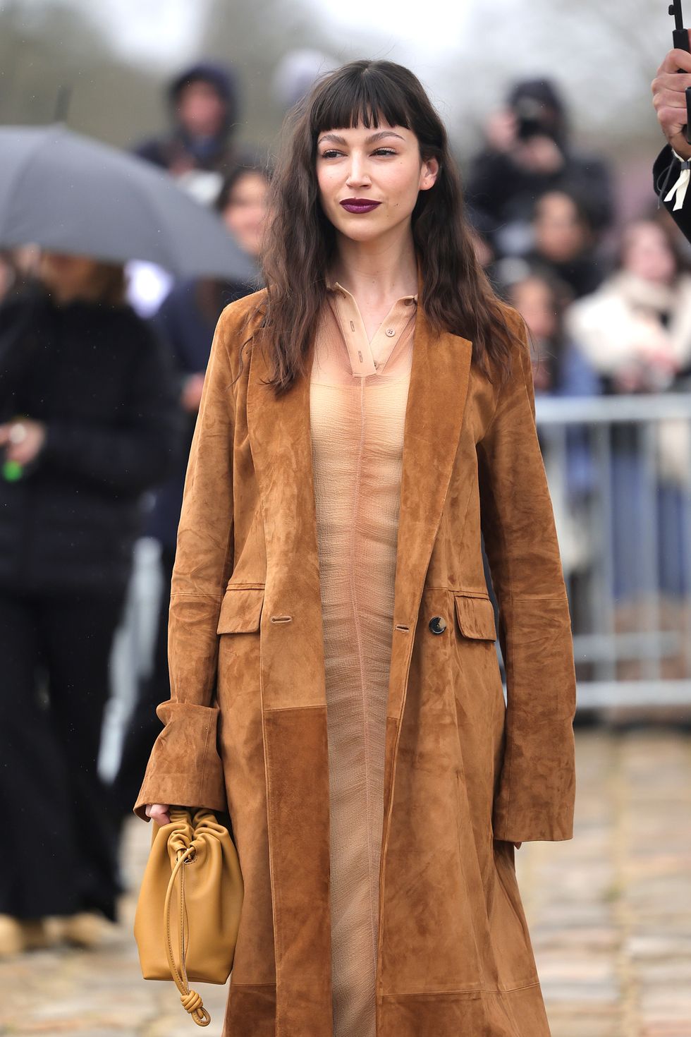 paris, france march 01 ursula corbero attends the loewe womenswear fallwinter 2024 2025 show as part of paris fashion week on march 01, 2024 in paris, france photo by jacopo raulegetty images