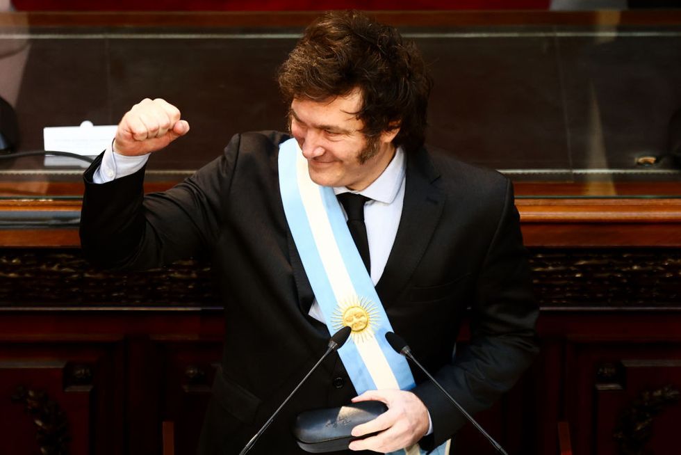 sesión apertura congreso argentino 2024 milei
