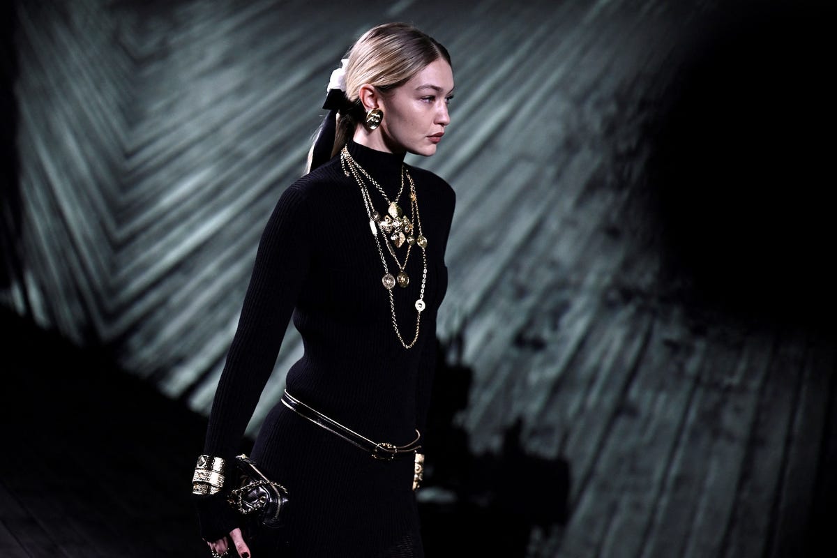 Gigi Hadid Celebrates The Last Day Of Fashion Week By Walking For Chanel