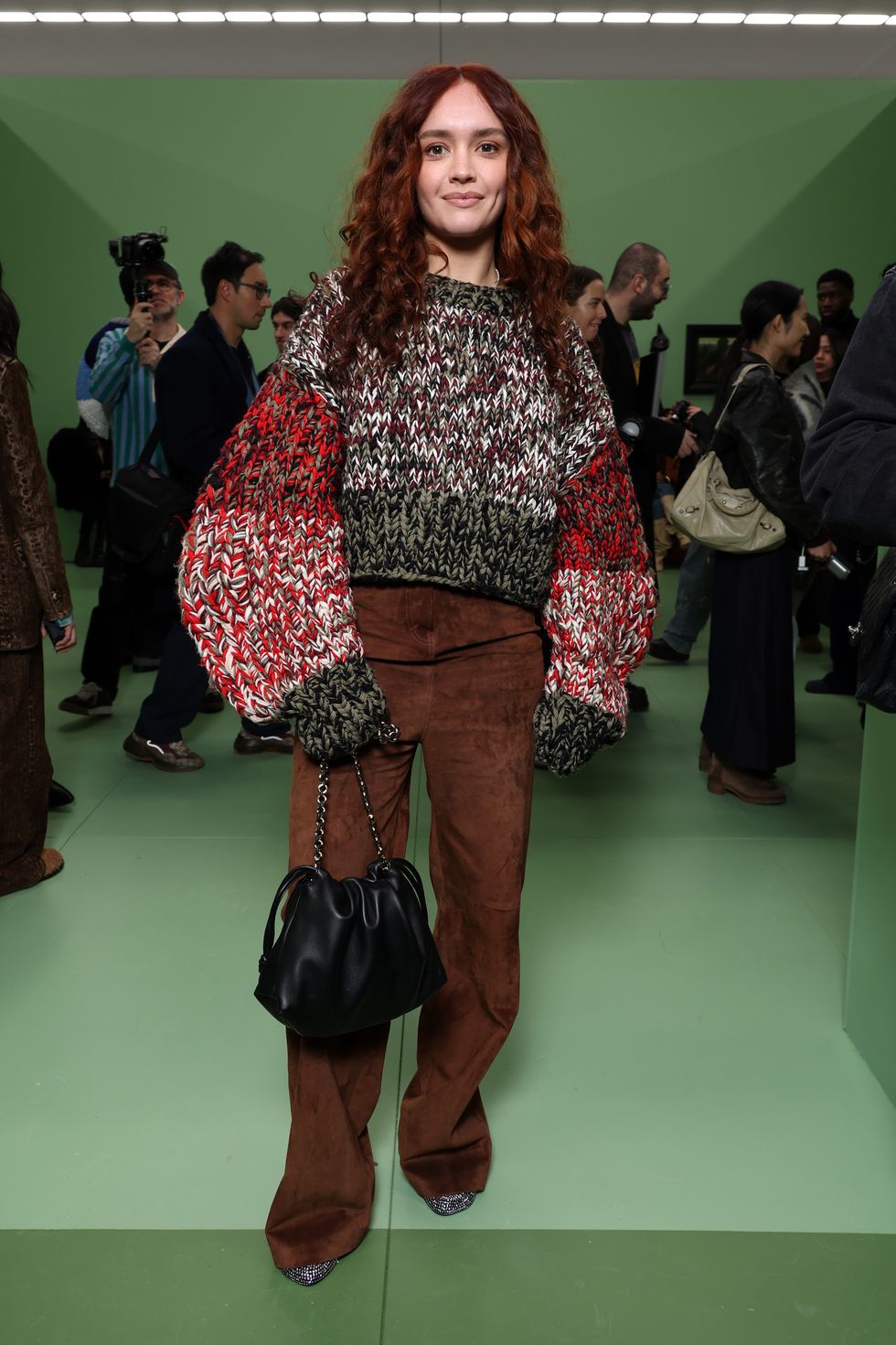 paris, france march 01 olivia cooke attends the loewe womenswear fallwinter 2024 2025 show as part of paris fashion week on march 01, 2024 in paris, france photo by pascal le segretaingetty images for loewe