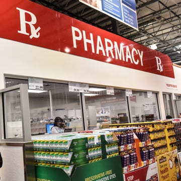 Costco pharmacy costco pharmacy section with patient counseling area and product displays