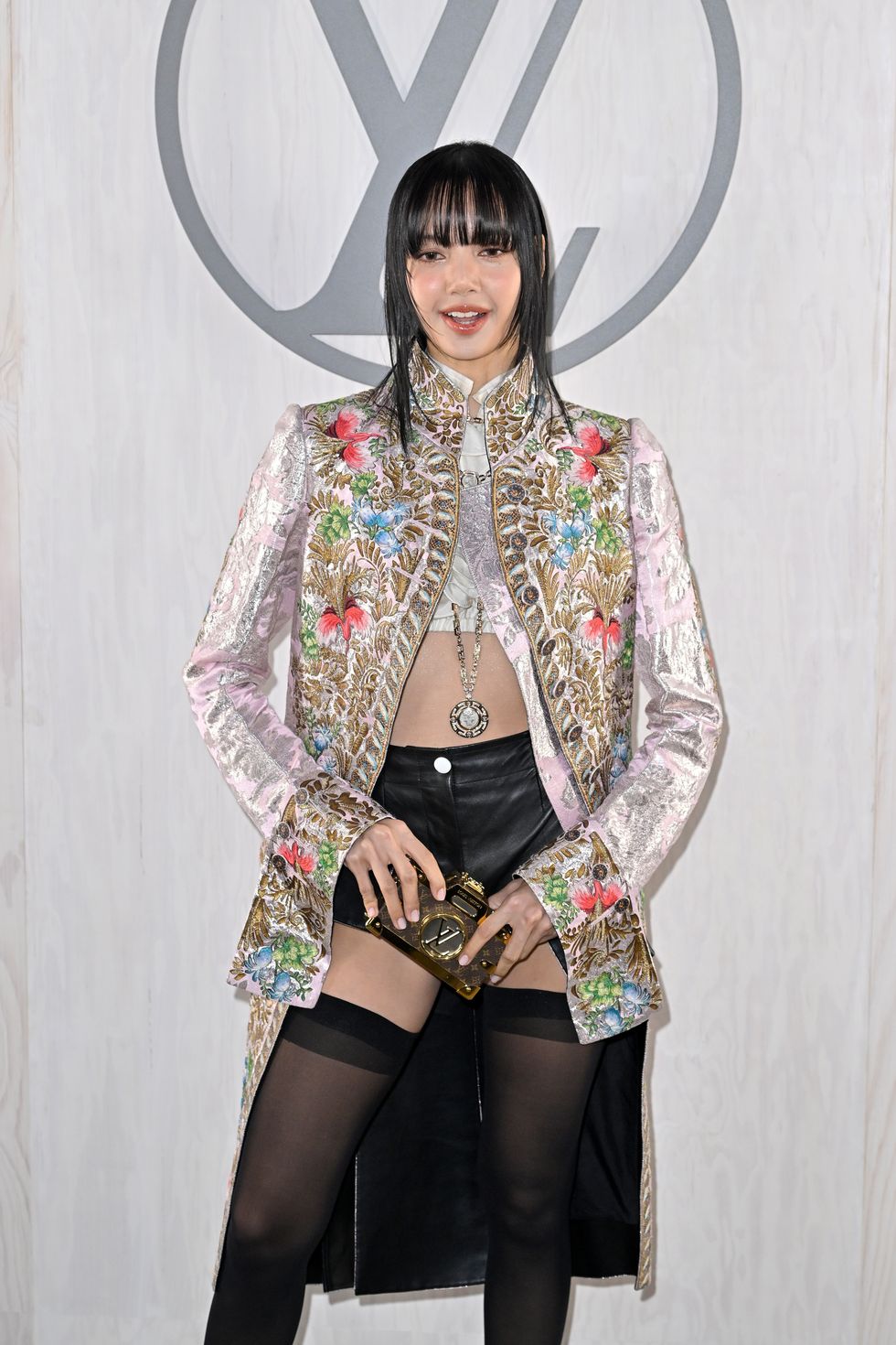 lisa at the louis vuitton fashion show in march