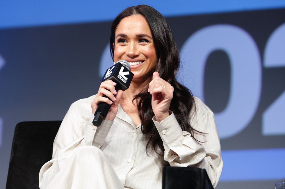 meghan, the duchess of sussex at keynote breaking barriers, shaping narratives how women lead on and off the screen as part of sxsw 2024 conference and festivals held at the jw marriott austin on march 8, 2024 in austin, texas photo by travis p ballsxsw conference  festivals via getty images