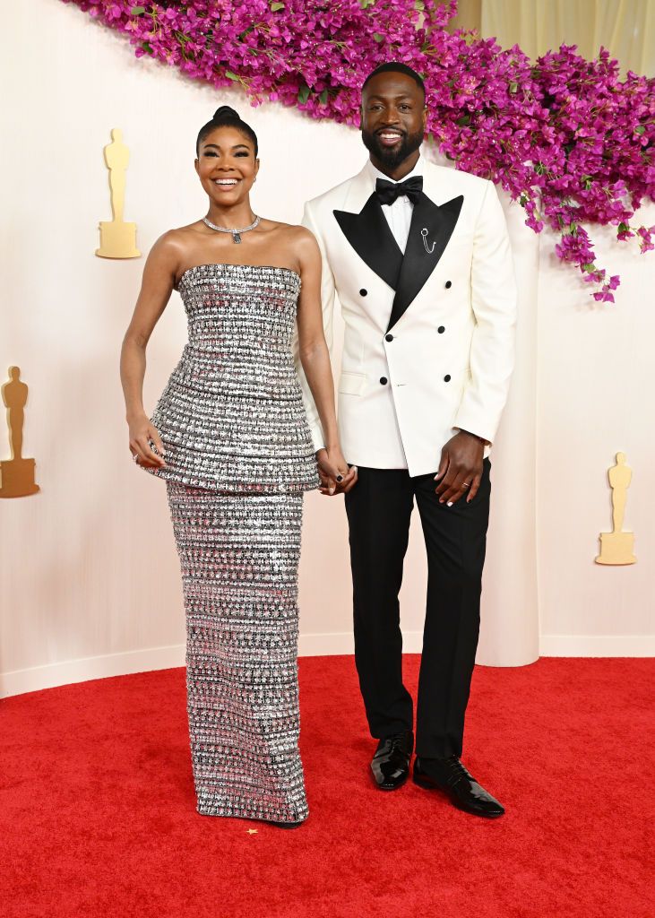 gabrielle union and dwyane wade at the 96th annual oscars held at at the ovation hollywood on march 10, 2024 in los angeles, california photo by gilbert floresvariety via getty images