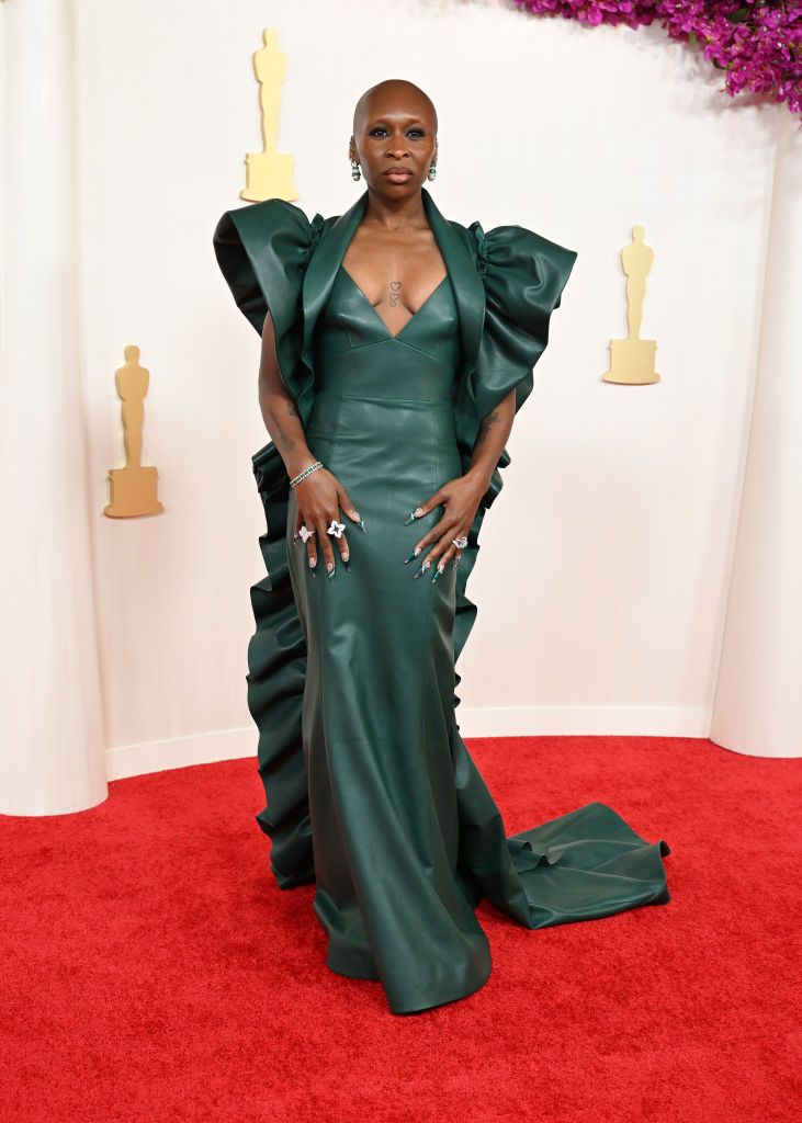 Oscars red 2024 carpet dresses