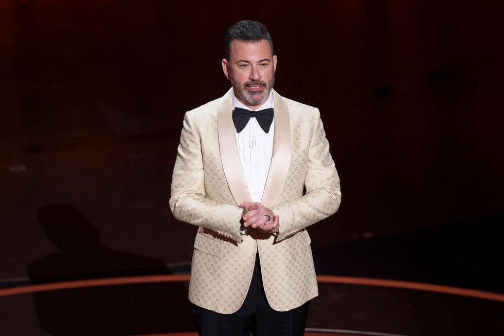 jimmy kimmel at the 96th annual oscars held at dolby theatre on march 10, 2024 in los angeles, california photo by rich polkvariety via getty images