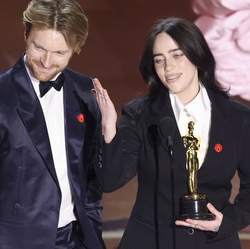 finneas and billie eilish win best original song for what was i made for from barbie at the 96th annual oscars held at dolby theatre on march 10, 2024 in los angeles, california photo by rich polkvariety via getty images