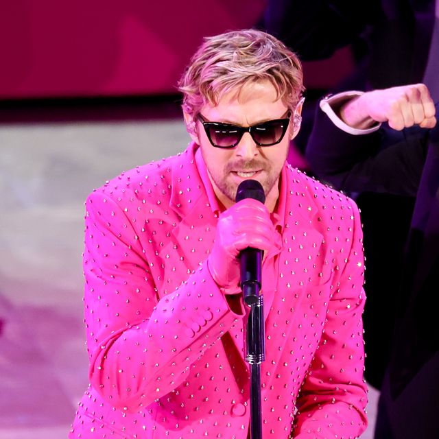 ryan gosling performs im just ken from barbie at the 96th annual oscars held at dolby theatre on march 10, 2024 in los angeles, california photo by rich polkvariety via getty images
