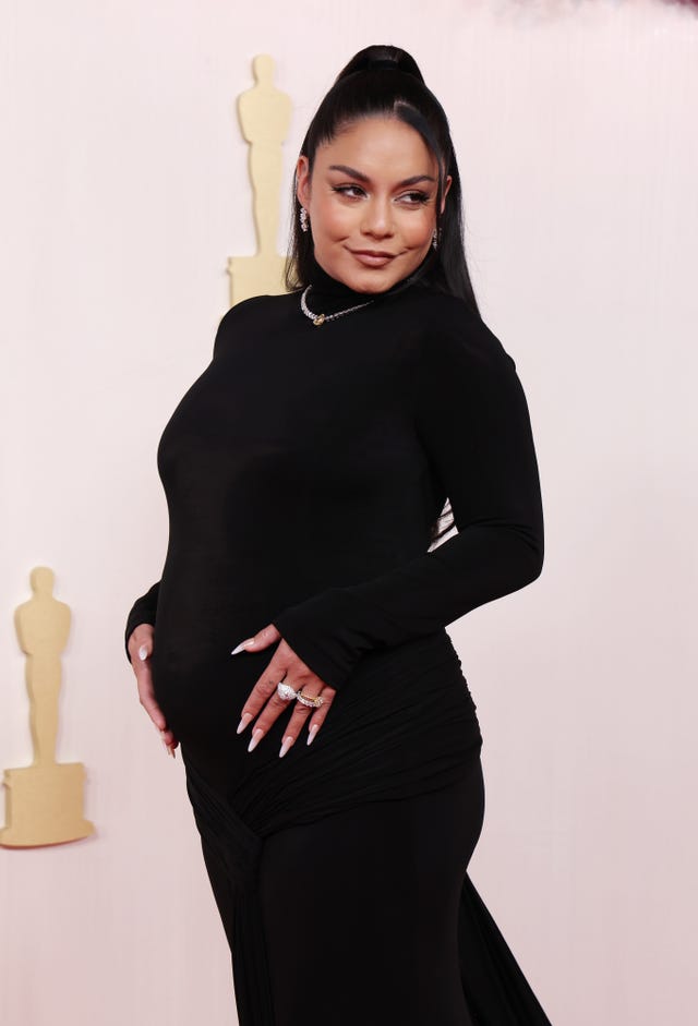 Vanessa Hudgens Announces Her Pregnancy at the 2024 Oscars