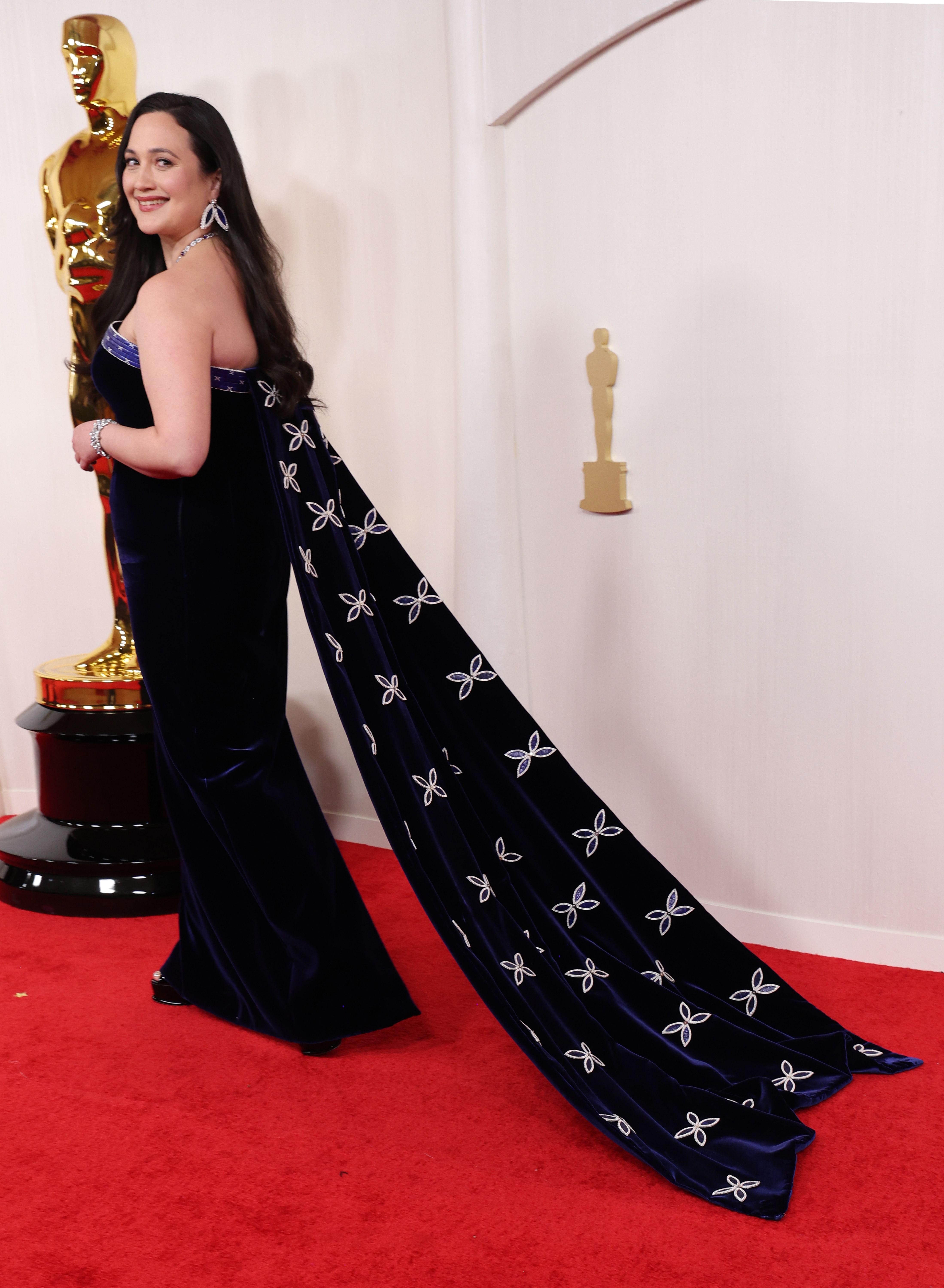 Lily Gladstone Exudes Movie Star Glamour In Velvet Cape Gown At The   Gettyimages 2074299898 65ee3bd1a3202 