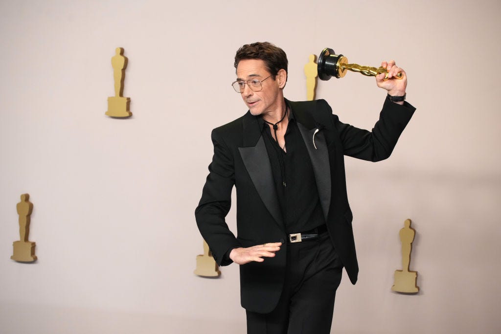 Read Robert Downey Jr.'s Oscars Speech: ‘I’d Like To Thank My Terrible ...