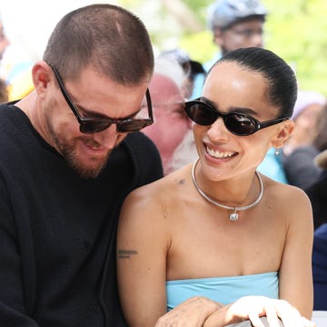 hollywood, california march 12 channing tatum and zoë kravitz attend the lenny kravitz hollywood walk of fame star ceremony on march 12, 2024 in hollywood, california photo by rodin eckenrothgetty images