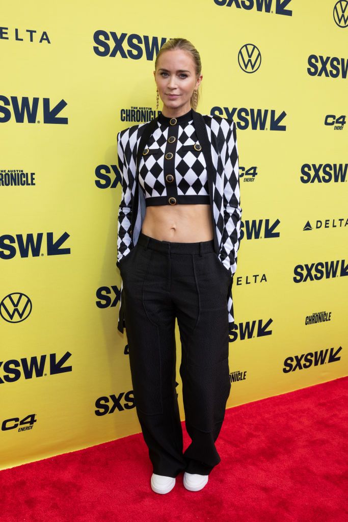 austin, texas march 12 emily blunt attends the world premiere of fall guy during the 2024 sxsw conference and festival at the paramount theatre on march 12, 2024 in austin, texas photo by rick kernwireimage