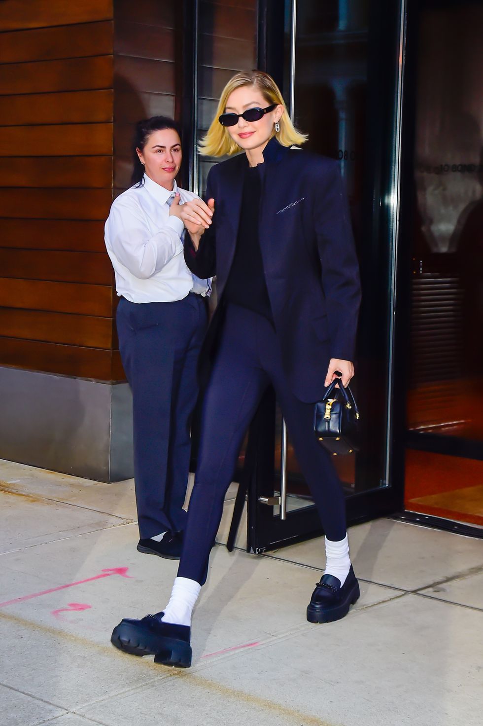 new york, new york march 14 gigi hadid is seen on march 14, 2024 in new york city photo by raymond hallgc images