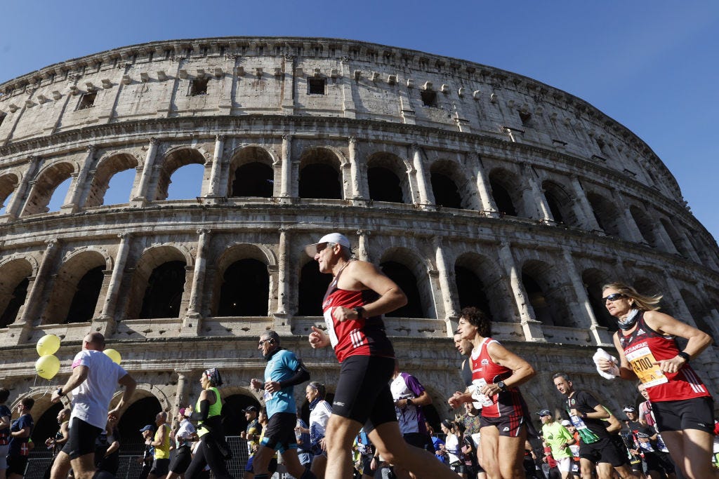 Calendario delle maratone italiane del 2025
