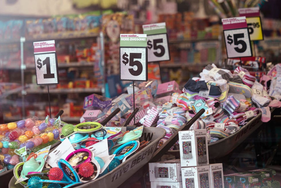 products displayed inside a five below store in hudson, new york, us, on friday, march 15, 2024 five below inc is scheduled to release earnings figures on march 20 photographer angus mordantbloomberg via getty images