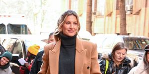 new york, ny march 21 gisele bundchen is seen exiting the view show on march 21, 2024 in new york city photo by mediapunchbauer griffingc images