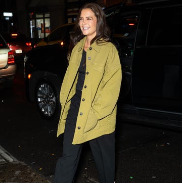 new york, new york march 20 katie holmes is seen on march 20, 2024 in new york city photo by jared siskingc images