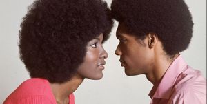 Couple With Afros