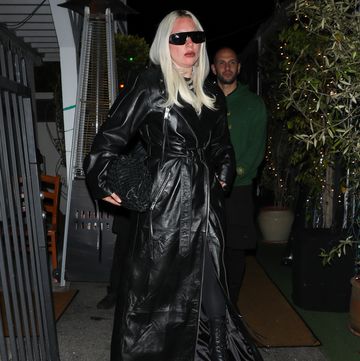 los angeles, ca march 27 lady gaga is seen at giorgio baldi restaurant for her birthday dinner on march 27, 2024 in los angeles, california photo by the hollywood curtainbauer griffingc images