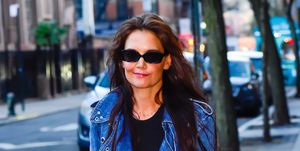 new york, new york march 25 katie holmes is seen on march 25, 2024 in new york city photo by raymond hallgc images