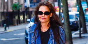 new york, new york march 25 katie holmes is seen on march 25, 2024 in new york city photo by raymond hallgc images