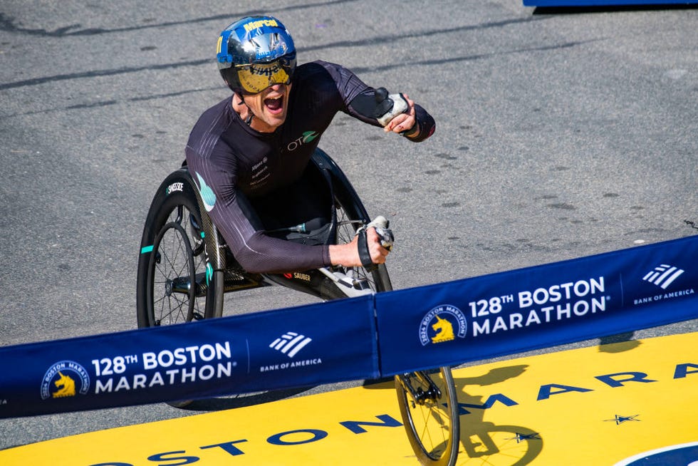 marcell hug, grande favorito per l'oro nella maratona paralimpica