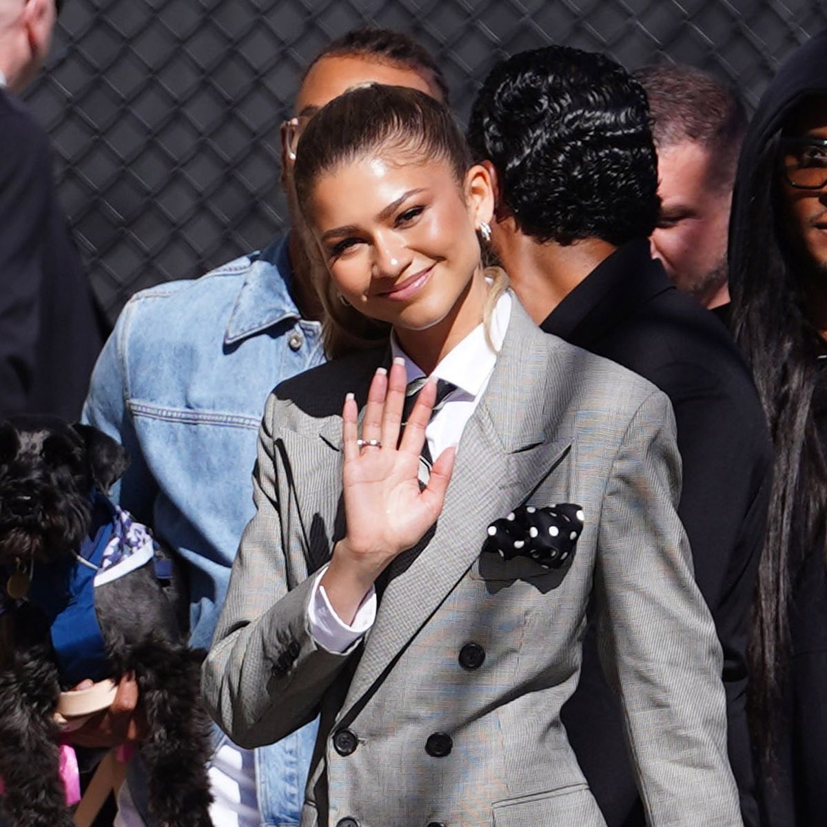 los angeles, ca april 18 zendaya is seen on april 18, 2024 in los angeles, california photo by hollywood to youstar maxgc images