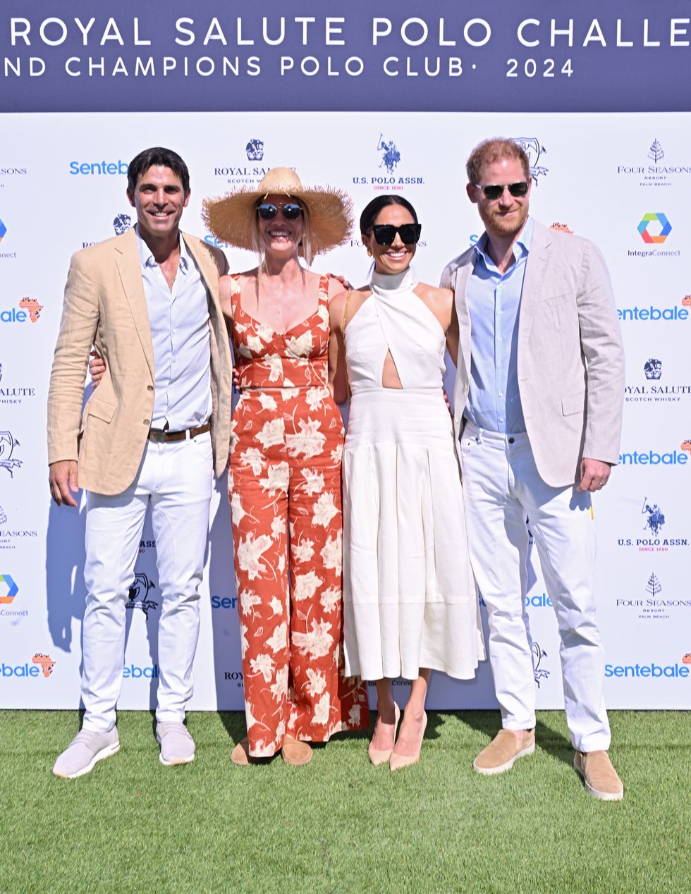 meghan markle at the polo match