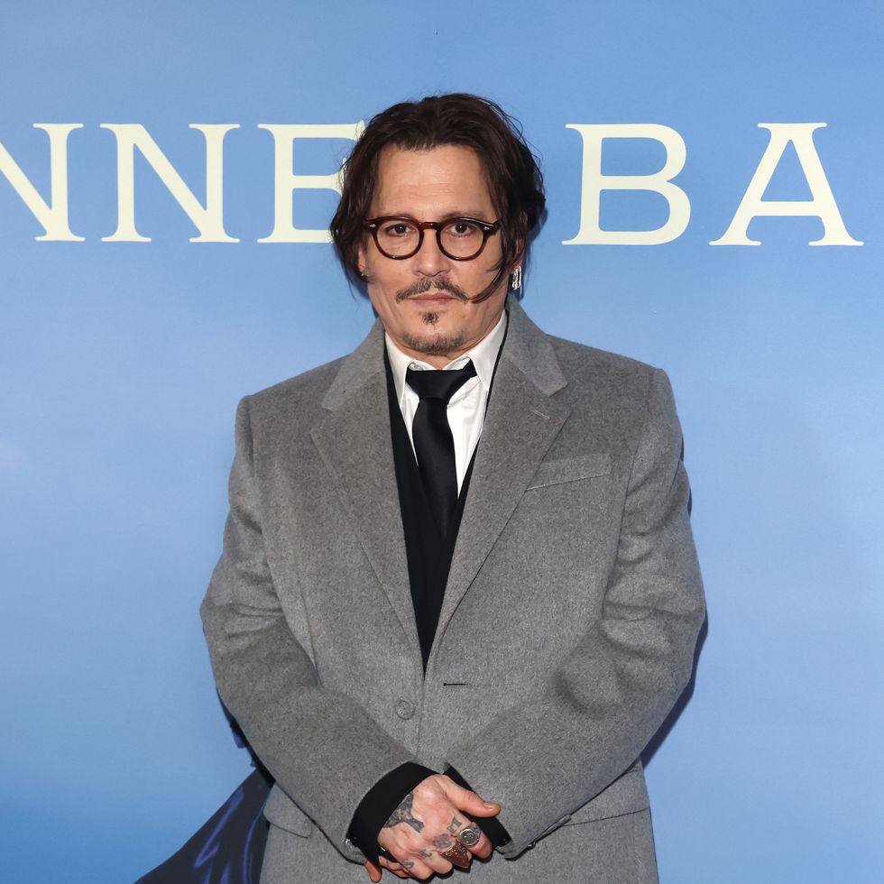 london, england april 15 johnny depp attends the jeanne du barry uk premiere at the curzon mayfair on april 15, 2024 in london, england photo by neil p mockfordgetty images