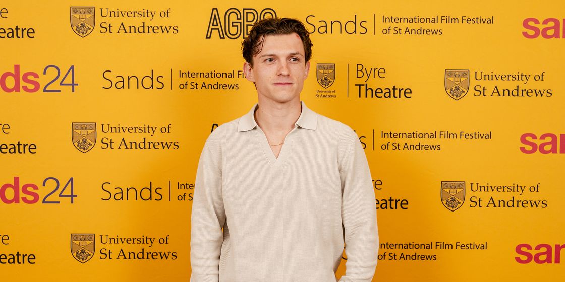 st andrews, scotland april 19 tom holland attends the opening night of the sands international film festival of st andrews on april 19, 2024 in st andrews, scotland photo by euan cherrygetty images for university of st andrews