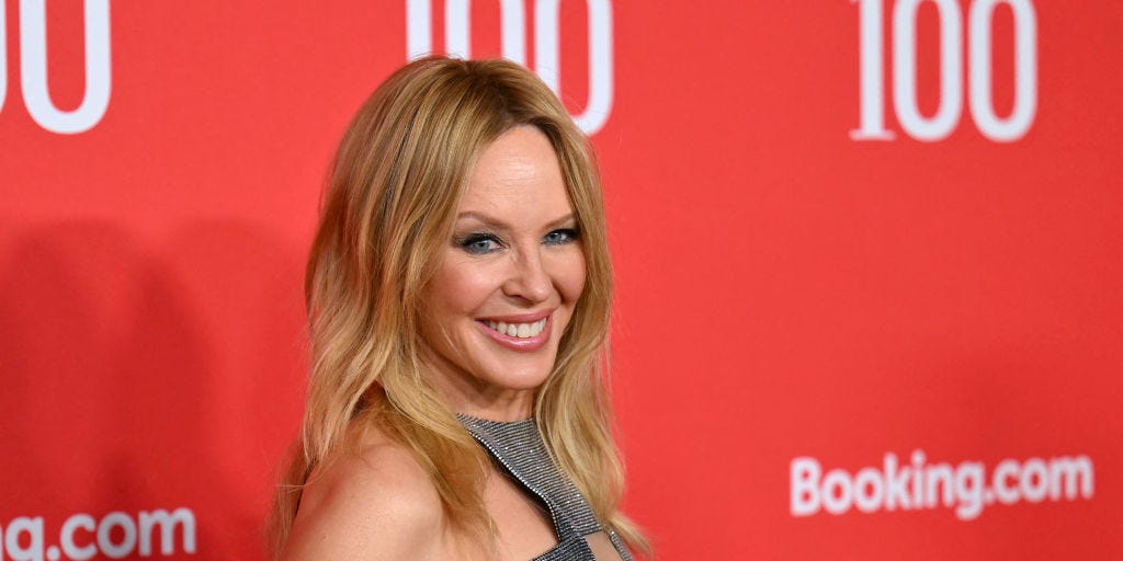 US-ENTERTAINMENT-GALA-TIME100 kylie minogue time 100 gala