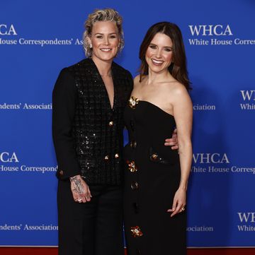 washington, dc april 27 ashlyn harris and sophia bush attend the 2024 white house correspondents dinner at the washington hilton on april 27, 2024 in washington, dc photo by paul morigigetty images