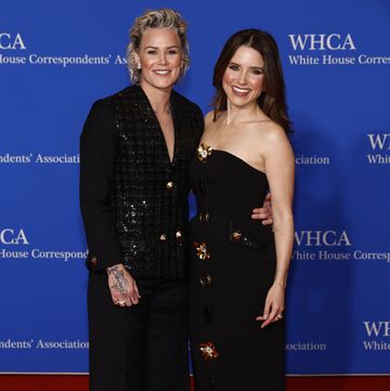 washington, dc april 27 ashlyn harris and sophia bush attend the 2024 white house correspondents dinner at the washington hilton on april 27, 2024 in washington, dc photo by paul morigigetty images