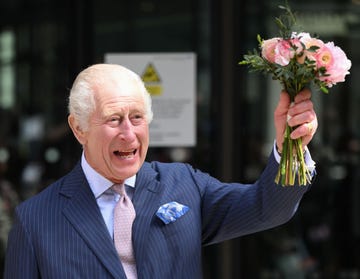 london, england april 30 king charles iii departs after visiting the university college hospital macmillan cancer centre on april 30, 2024 in london, england