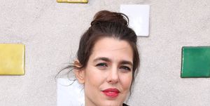 marseille, france may 02 editorial use only for non editorial use please seek approval from fashion house charlotte casiraghi attends the chanel cruise 2024 2025 show on may 02, 2024 in marseille, france photo by marc piaseckigetty images