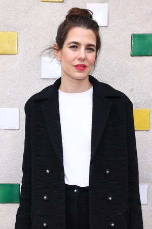 marseille, france may 02 editorial use only for non editorial use please seek approval from fashion house charlotte casiraghi attends the chanel cruise 2024 2025 show on may 02, 2024 in marseille, france photo by marc piaseckigetty images