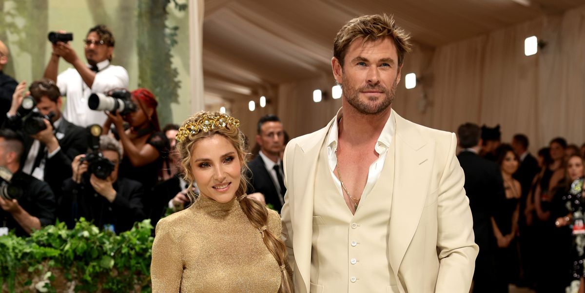 Chris Hemsworth e sua esposa Elsa Pataky parecem deuses gregos no Met Gala de 2024