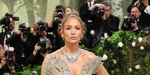 new york, new york may 06 jennifer lopez attends the 2024 met gala celebrating sleeping beauties reawakening fashion at the metropolitan museum of art on may 06, 2024 in new york city photo by jamie mccarthygetty images