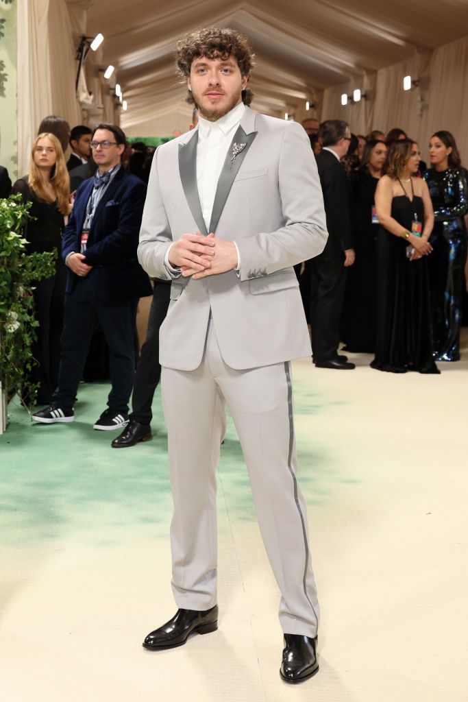 new york, new york may 06 jack harlow attends the 2024 met gala celebrating sleeping beauties reawakening fashion at the metropolitan museum of art on may 06, 2024 in new york city photo by dia dipasupilgetty images