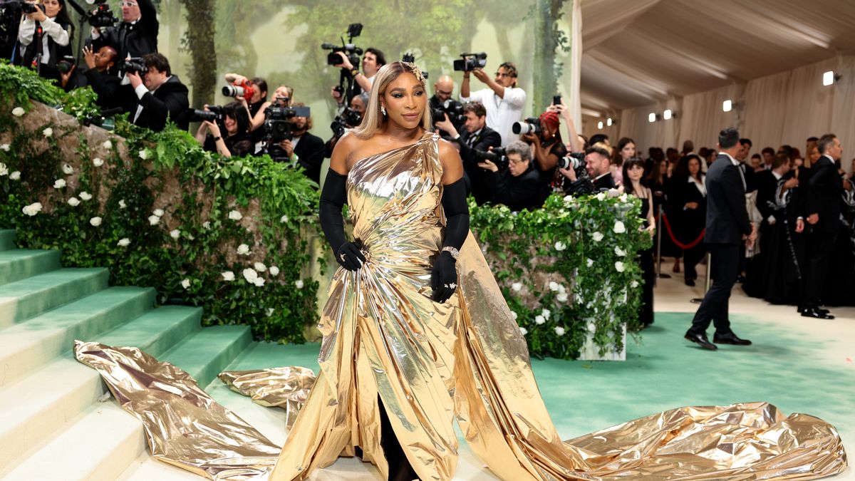 Serena Williams Stays Winning in a Gilded Gown at the 2024 Met Gala
