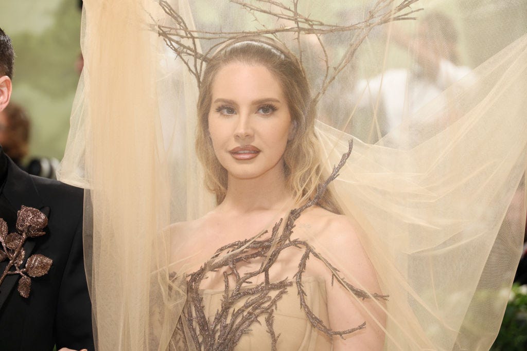 Lana Del Rey Is Enveloped in Twigs at the 2024 Met Gala