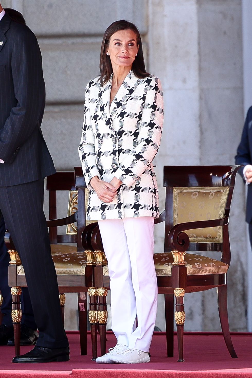 madrid, spain may 08 queen letizia of spain attends the commemoration of the bicentennial of the national police at the royal palace on may 08, 2024 in madrid, spain photo by paolo bloccogetty images